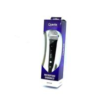 Microfone Dinamico Quanta Qtmic100 Com Cabo 3 Metros