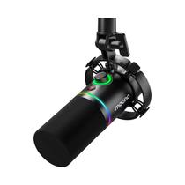 Microfone Dinamico Rgb Usb Xlr Podcast Streaming Para Braço Microfone Dinamico Rgb Usb Xlr Podcast Streaming Para Braço