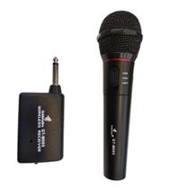 Microfone Dinâmico Sem Fio Lelong LE-996W - Ideal para Eventos e Apresentações