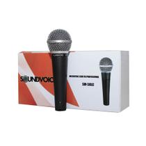 Microfone Dinâmico Soundvoice SM58-LC C/ Cabo - AC1760