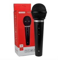 Microfone Dinâmico Tomate Profissional com fio MT-1018 Preto