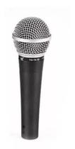 Microfone Dinâmico Tsi Ta-58 Com Case E Cabo