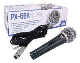 Microfone dinamico unidirecional com fio