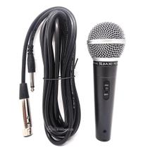 Microfone Dinâmico Unidirecional Excelente Reprodução de Voz Profissional - WG58 - Jiaxi