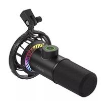 Microfone Dinâmico Usb Fifine K658 Rgb Unidirecional