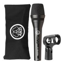 Microfone Dinâmico Vocal Perception P3 S Cardioide Preto AKG