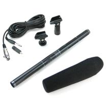 Microfone Direcional CSR HT81 Shotgun Profissional Para Filmagem E Entrevistas