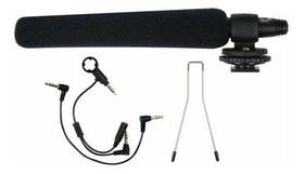 Microfone Direcional Shotgun Tipo Ht81 Para Celular Ytm706 - YOGA