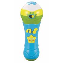 Microfone divertido e inteligente infantil com som zoop toys