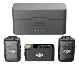 Microfone DJI Mic 2 (2 TX Microfone + 1 RX Receptor + 1 Case de carregamento) BR - DJI116