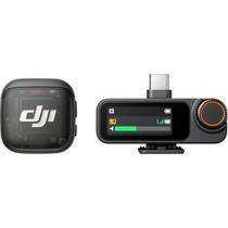 Microfone dji mic 3 sem fio 1 pessoa para câmera e smartphone (1 tx + 1 rx)