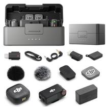 Microfone DJI Mic 3 Sem Fio Dual TX RX 28h de Uso