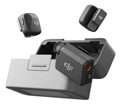 Microfone DJI Mic Mini 2TX+1RX com Estojo DMMR01 Microfone DJI Mic Mini 2TX+1RX com Estojo DMMR01
