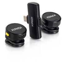 Microfone Duplo de Lapela USB-C para Smartphones KMF4-C Microfone Duplo de Lapela USB-C para Smartphones KMF4-C
