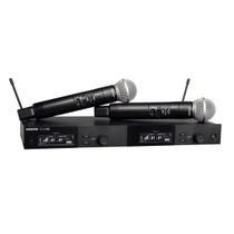 Microfone Duplo de Mão Sem Fio SLXD24D/SM58-G58 - SHURE
