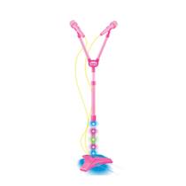 Microfone duplo pedestal infan