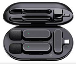 Microfone Duplo Profissional De Lapela Anti Ruído Lightning