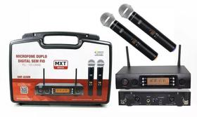 Microfone Duplo Profissional Digital Completo - MXT