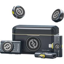 Microfone Duplo sem fio Hollyland LARK M2 Duo Combo