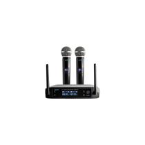 Microfone Duplo Sem Fio Ls902 Digital+ Preto Leson