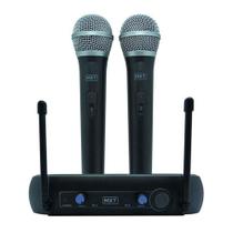 Microfone Duplo Sem Fio Profissional 686.1-690.3mhz UHF202 MXT Microfone Duplo Sem Fio Profissional 686.1-690.3mhz UHF202 MXT