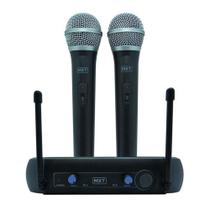 Microfone Duplo Sem Fio Profissional 686.1-690.3mhz UHF202 MXT Microfone Duplo Sem Fio Profissional 686.1-690.3mhz UHF202 MXT