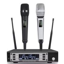 Microfone Duplo Sem Fio Somlimi Ew 135g4 Profissional UHF