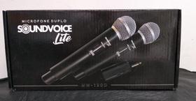 Microfone duplo sem fio - Soundvoice lite mm-120D