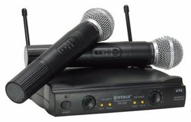 Microfone Duplo Sem Fio UHF SM-58 II - 50m Alcance - Anatel Microfone Duplo Sem Fio UHF SM-58 II - 50m Alcance - Anatel