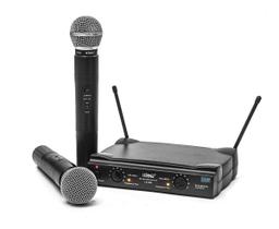 Microfone Duplo Sem Fio UHF Wireless Profissional LE-906