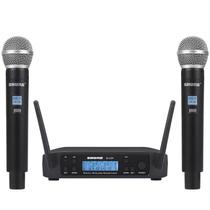 Microfone Duplo Shure GLXD4 Metal Uhf Profissional Microfone Duplo Shure GLXD4 Metal Uhf Profissional