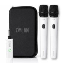Microfone dylan celebrate 2.4 ghz wireless dc2000 p10 branco Microfone dylan celebrate 2.4 ghz wireless dc2000 p10 branco