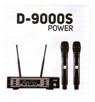 Microfone Dylan D-9000 S Power Sem Fio Duplo Com Usb-c Cor Preto Microfone Dylan D-9000 S Power Sem Fio Duplo Com Usb-c Cor Preto