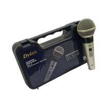 Microfone dylan dinamico unidirecional chave on/off dls8 Microfone dylan dinamico unidirecional chave on/off dls8