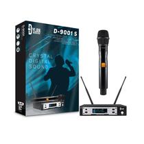 Microfone dylan sem fio d9001s uhf c/1 microfone bastao c/display digital c/100 canais Microfone dylan sem fio d9001s uhf c/1 microfone bastao c/display digital c/100 canais