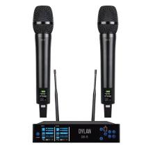 Microfone dylan sem fio duplo uhf qs 5 Microfone dylan sem fio duplo uhf qs 5