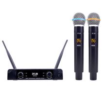 Microfone Dylan Sem Fio DW-602 Max Duplo De Mão