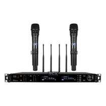 Microfone dylan sem fio qs10x m2 uhf 2 bastoes 4 antenas Microfone dylan sem fio qs10x m2 uhf 2 bastoes 4 antenas