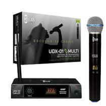 Microfone dylan udx-01 uhf 30 canais - mão