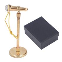 Microfone em miniatura VBESTLIFE Mini Instrument Musical 1:12