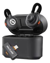 microfone estudio Hollyland Lark M2s Duo Preto USB-C 300m