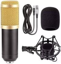 Microfone Estúdio Profissional Condensador BM-800 Unidirecional - B2T