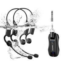 Microfone Fitness Sem Fio à Prova dÁgua KIMAFUN IP67 30 m Microfone Fitness Sem Fio à Prova dÁgua KIMAFUN IP67 30 m