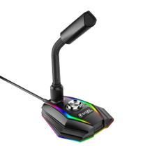 Microfone Gamer Bright Podcast, Rgb, Usb - 604