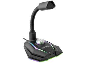 Microfone Gamer Bright, RGB, USB, Preto - 604 Microfone Gamer Bright, RGB, USB, Preto - 604