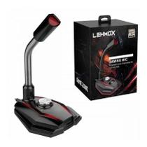 Microfone Gamer De Mesa Com RGB Plug &amp play Lehmox GT-GK