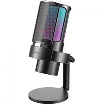Microfone Gamer Fifine Ampligame A8 Plus, RGB, USB, Black Microfone Gamer Fifine Ampligame A8 Plus, RGB, USB, Black