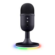 Microfone Gamer GXTrust 234 Yunix, RGB, Compacto, Filtro Pop Integrado, Botão de Mudo, USB, Preto - 25372 Microfone Gamer GXTrust 234 Yunix, RGB, Compacto, Filtro Pop Integrado, Botão de Mudo, USB, Preto - 25372