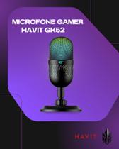 Microfone Gamer Havit Gk52