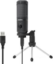 Microfone Gamer Podcast Usb Condensador Maono C/ Tripé Microfone Gamer Podcast Usb Condensador Maono C/ Tripé